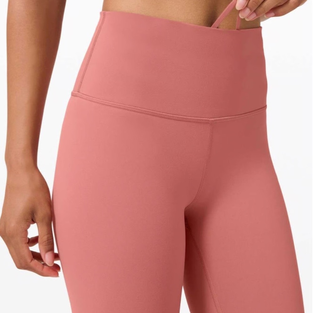 NWT Lululemon Wunder Train High-Rise Crop with Pockets 23" Brier Rose